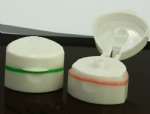 triangular bi-injection assembly cap (glossy surface)